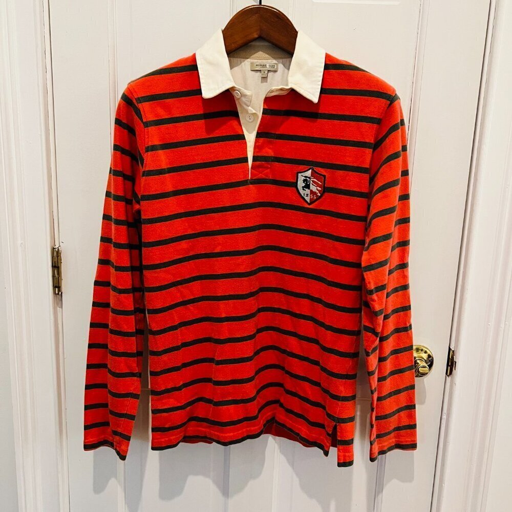Vintage Burberry London Made In England Ruby Long Sleeve Shirt Size Small